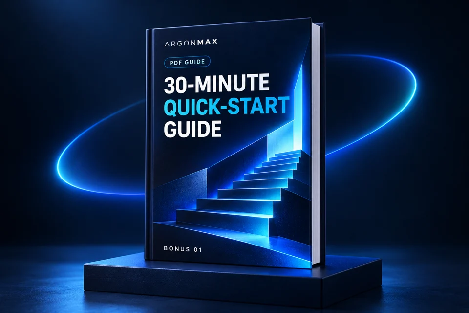 Bonus 1: ArgonMax 30-Minute Quick-Start Guide PDF cover