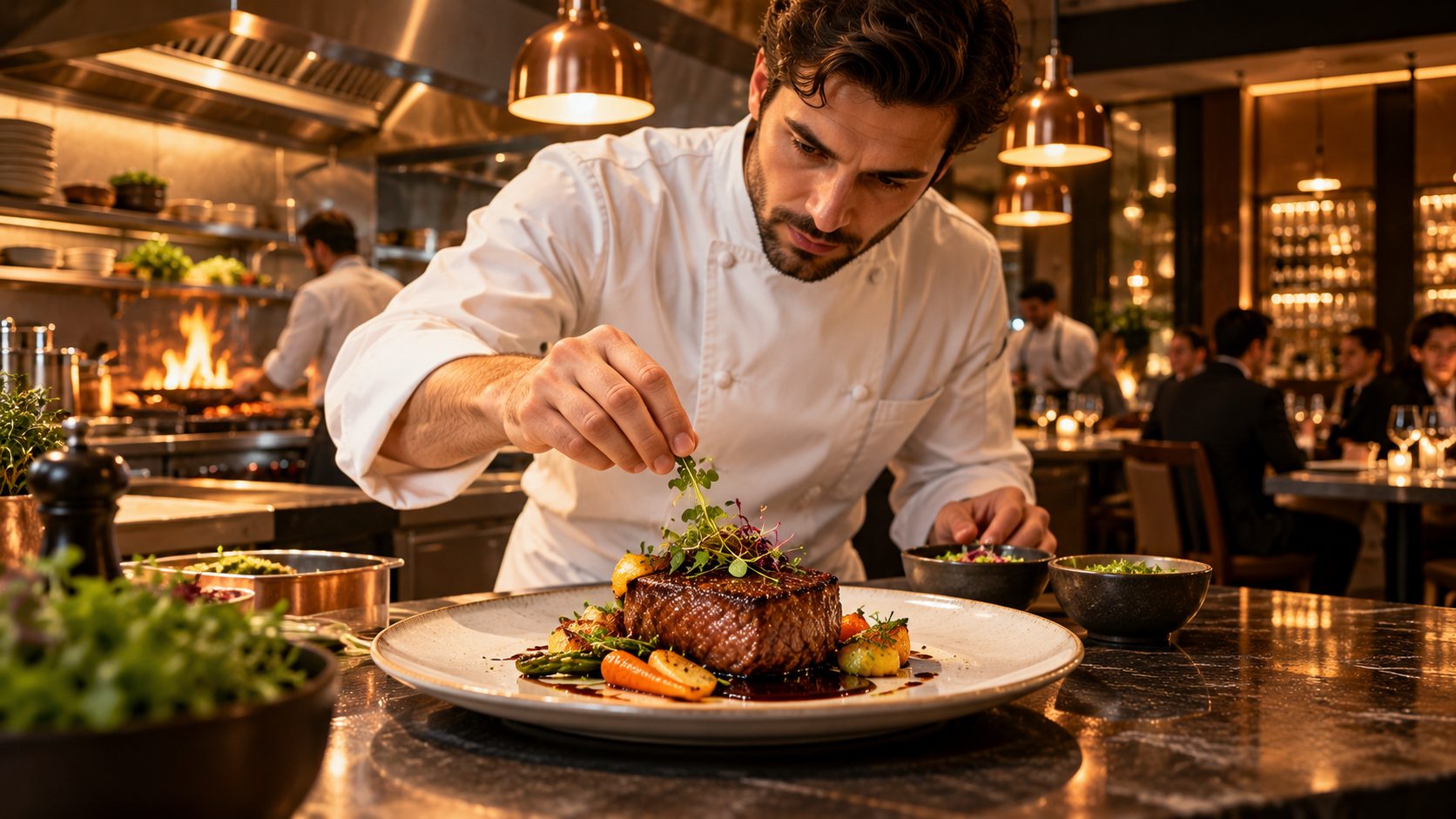 Chef’s Golden Hour Plating