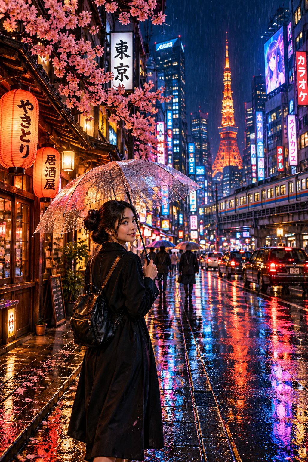 Rainy Tokyo Neon Stroll
