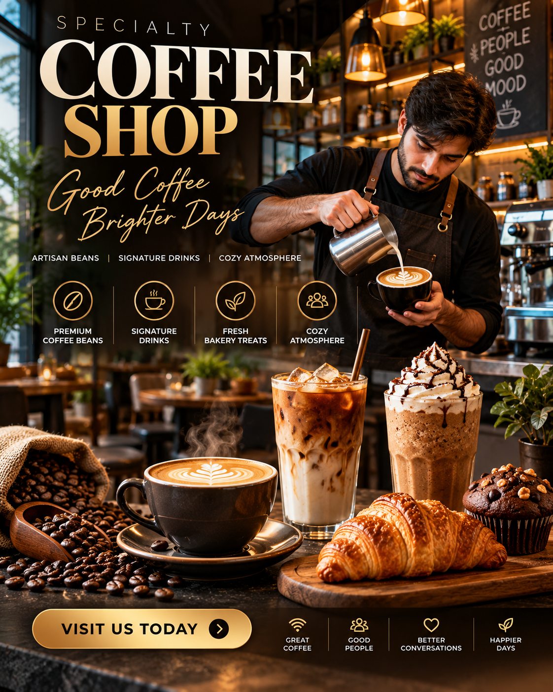 Specialty Coffee Shop Delights