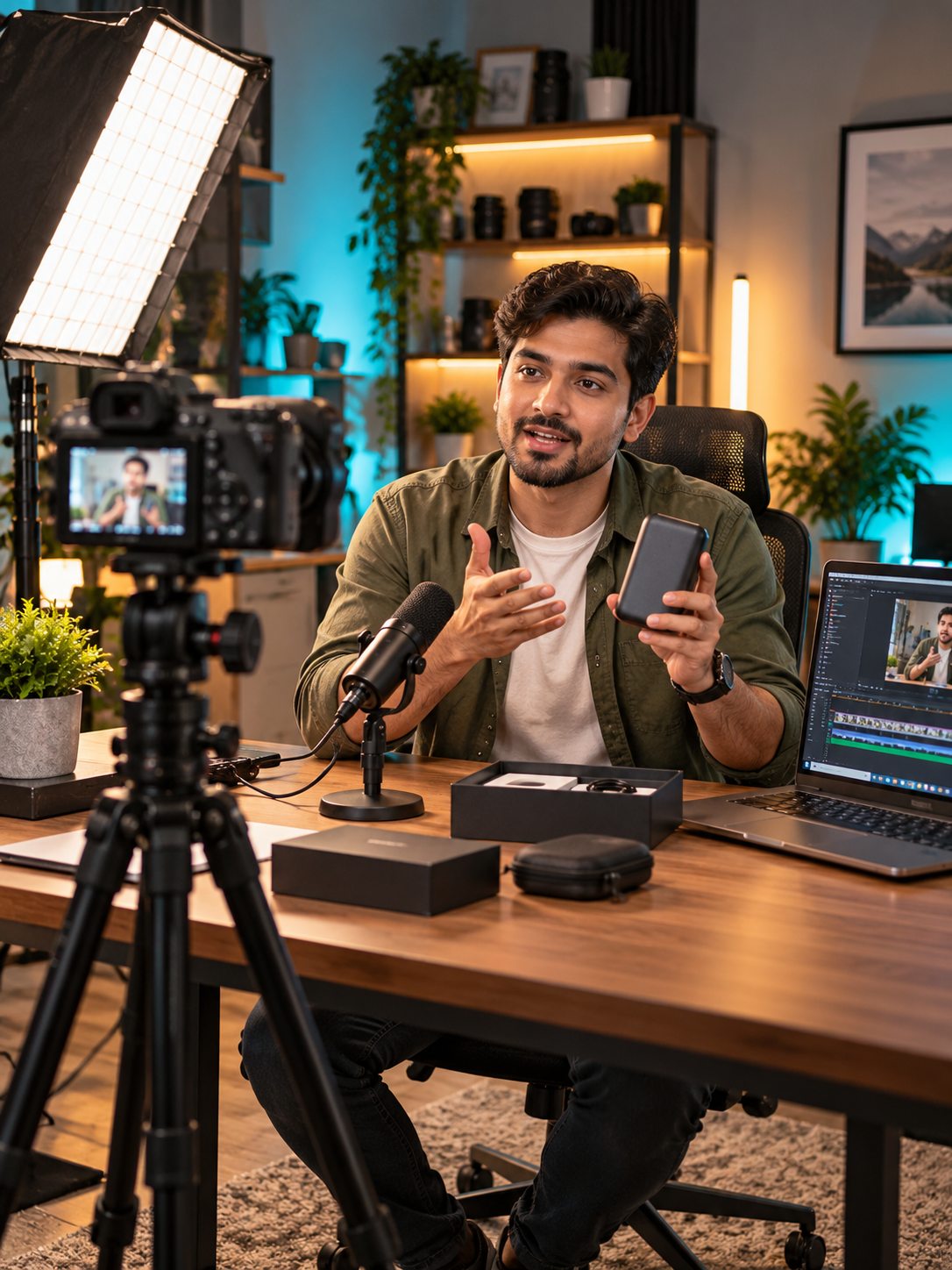 Tech Reviewer’s Cozy Studio Setup